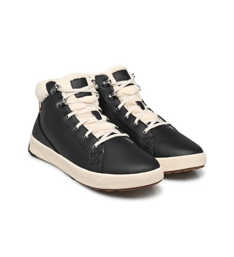 SAOLA Winterschuhe Bergen Warm (Leder, Fleecefutter) schwarz Damen Sneaker von SAOLA