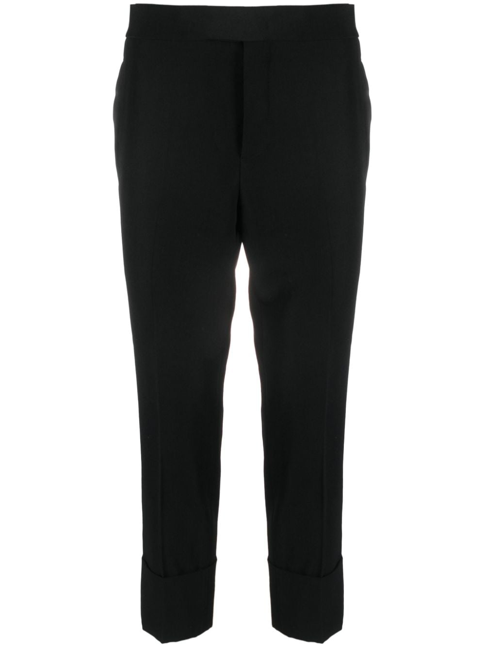 SAPIO Cropped-Hose mit geradem Bein - Schwarz von SAPIO