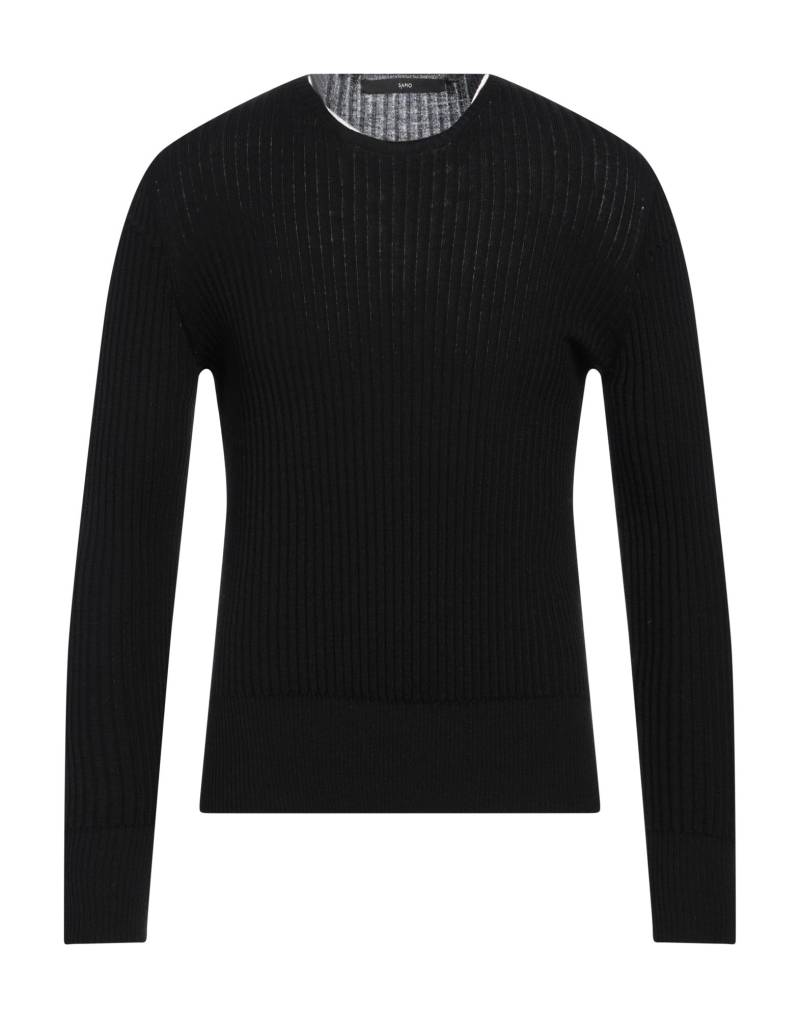 SAPIO Pullover Herren Schwarz von SAPIO
