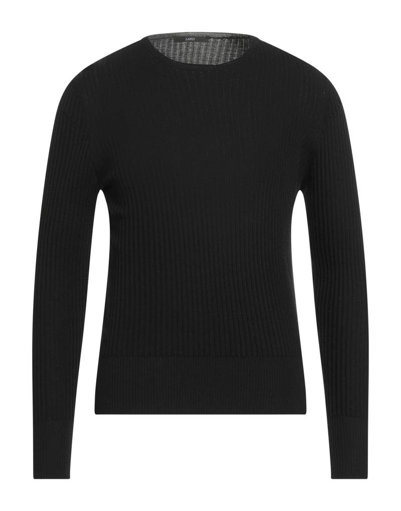 SAPIO Pullover Herren Schwarz von SAPIO
