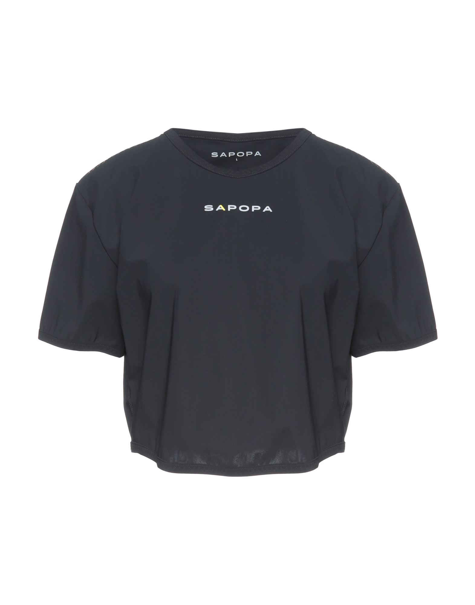 SÀPOPA T-shirts Damen Schwarz SÀPOPA T-shirts Damen Schwarz von SÀPOPA
