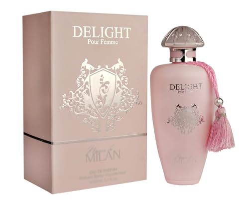 Delight Parfüm | Delight Eau de Parfum für Frauen 100 ml | Vanille, Rose und Moschus Duft | Delight Spray Parfüm für Frauen hergestellt in den USA von Sapphire's choice von SAPPHIRE'S CHOICE