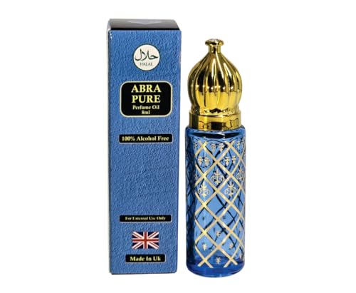 Sapphire's choice Abra Pure Parfümöl | Abra reines Parfümöl für Damen und Herren 8 ml | Vanille- und Moschusduft | alkoholfreies Abra Pure für Frauen Parfümöl und Männer Parfümöl hergestellt in von SAPPHIRE'S CHOICE