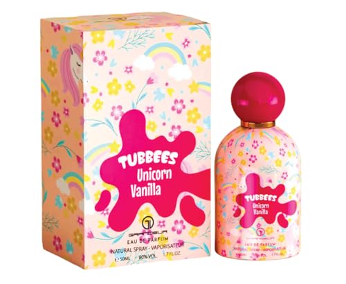 Sapphire's choice Tubbees Unicorn Vanilla Parfüm | Tubbees Vanilla Edp Eau de Parfum für Damen und Kinder 50 ml | Zuckerwatte und Vanille Duft | Tubbees Vanille Parfüm Made in Dubai von SAPPHIRE'S CHOICE