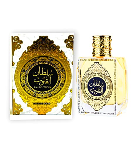 Sultan Al Quloob Intense Gold 100 ml, Edp Parfum hohe Qualität, 100 % Original, Eau de Parfum Unisex - Saphir's Choice von SAPPHIRE'S CHOICE