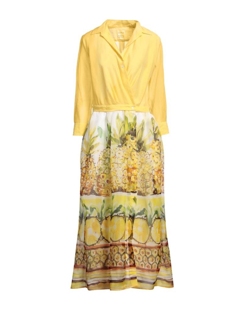 SARA ROKA Maxi-kleid Damen Gelb von SARA ROKA
