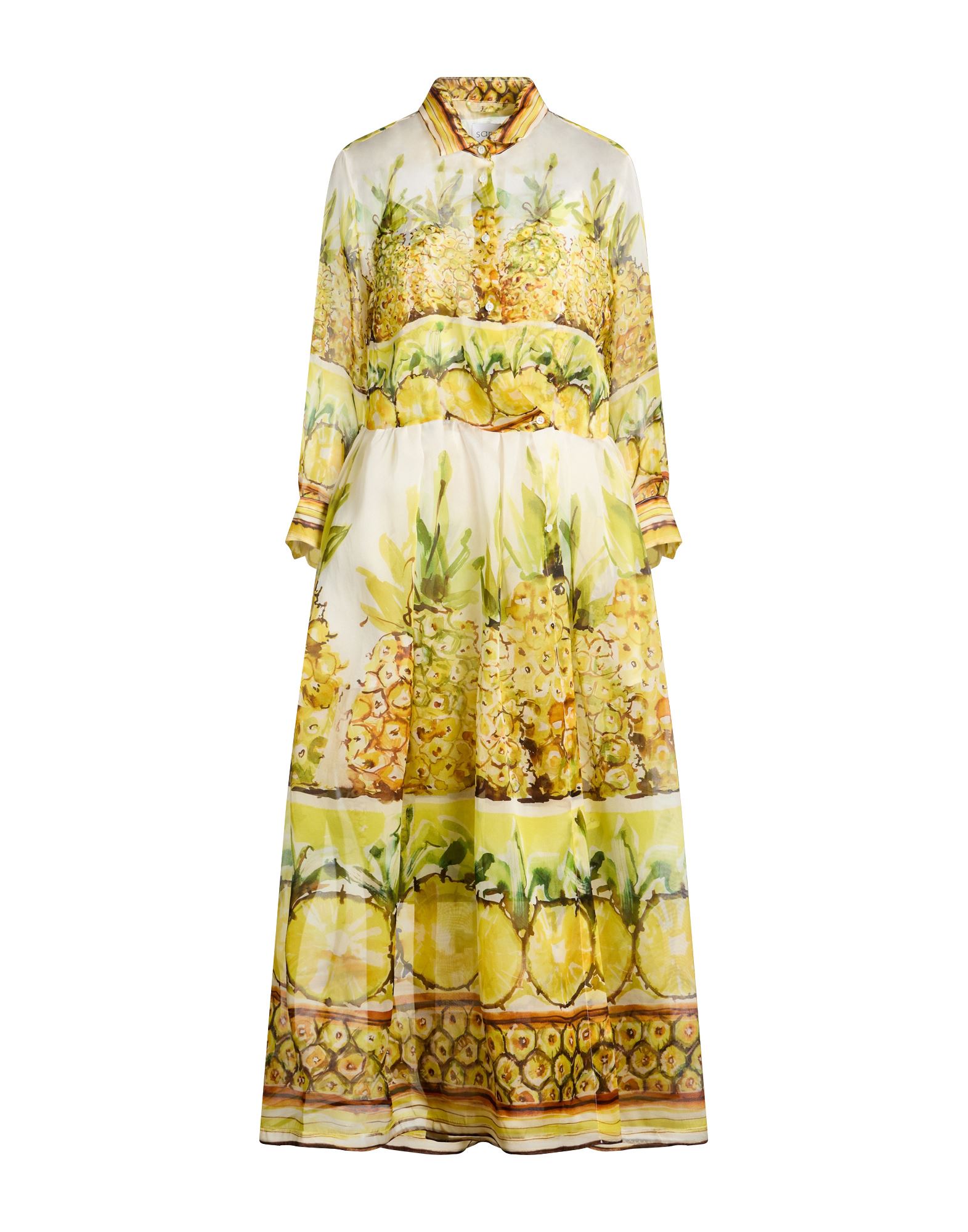 SARA ROKA Maxi-kleid Damen Gelb von SARA ROKA