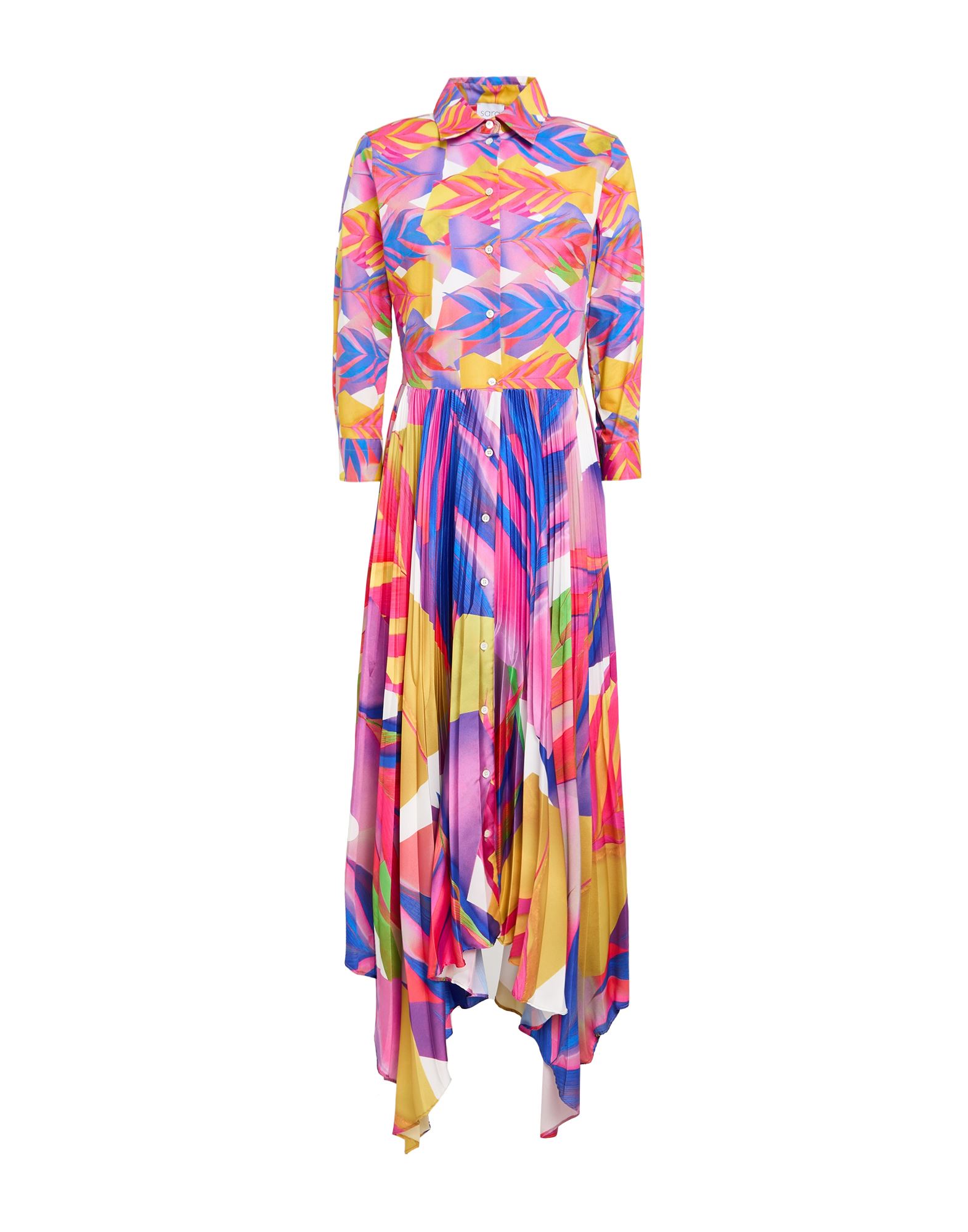 SARA ROKA Midi-kleid Damen Fuchsia von SARA ROKA