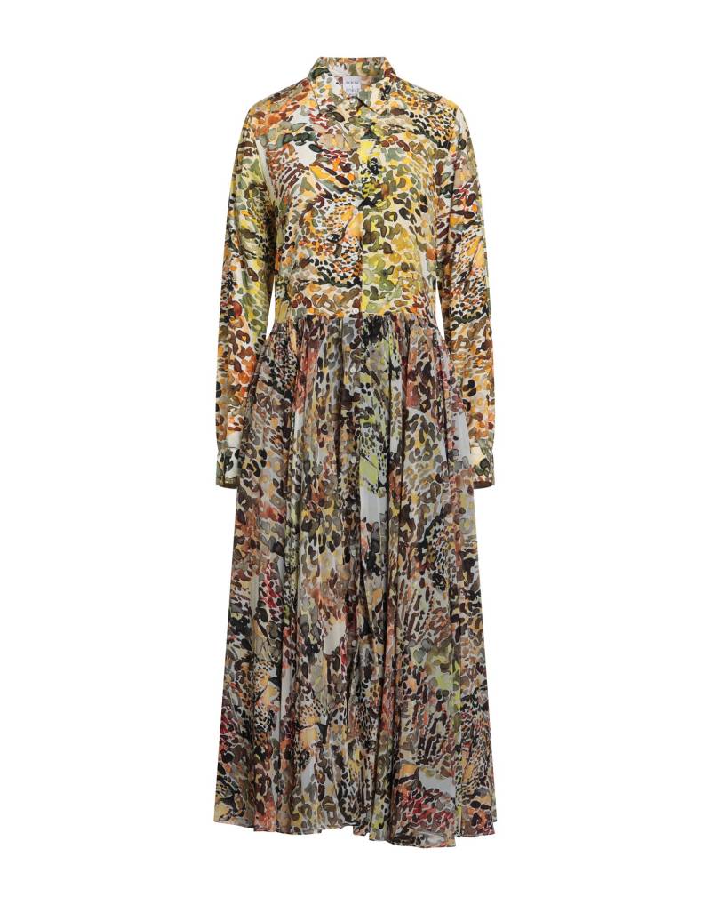 SARA ROKA Midi-kleid Damen Gelb von SARA ROKA