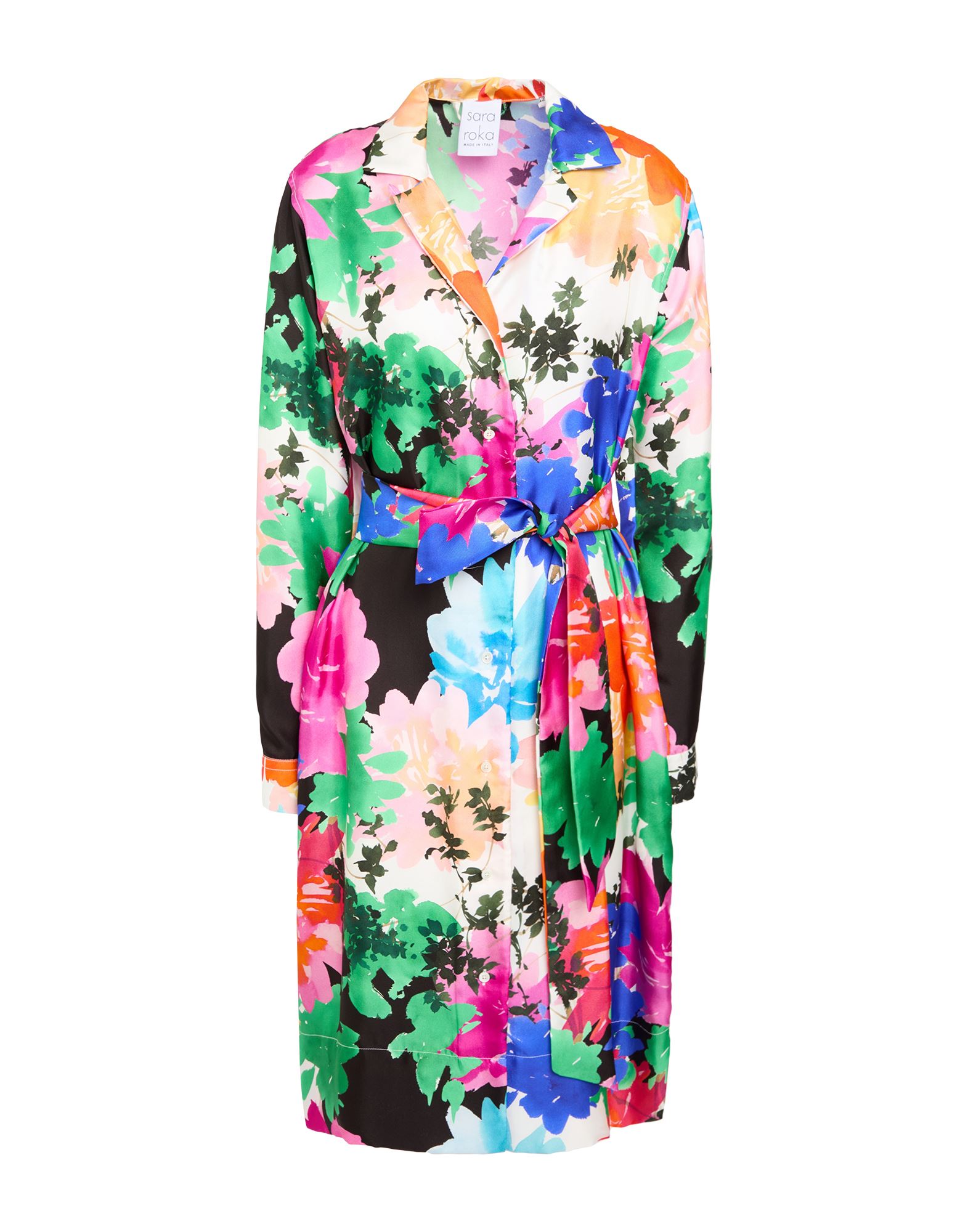 SARA ROKA Midi-kleid Damen Grün von SARA ROKA