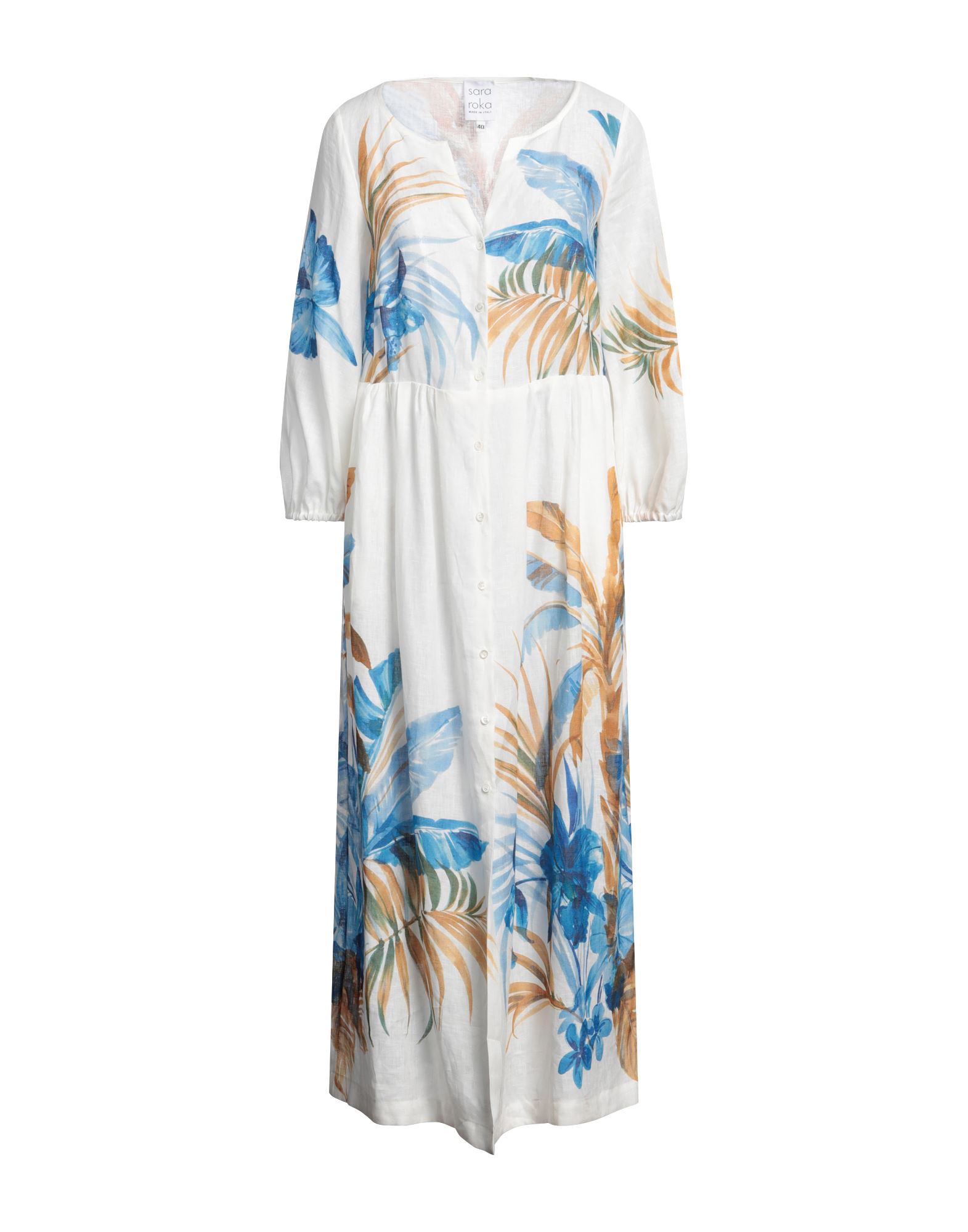 SARA ROKA Midi-kleid Damen Weiß SARA ROKA Midi-kleid Damen Weiß von SARA ROKA