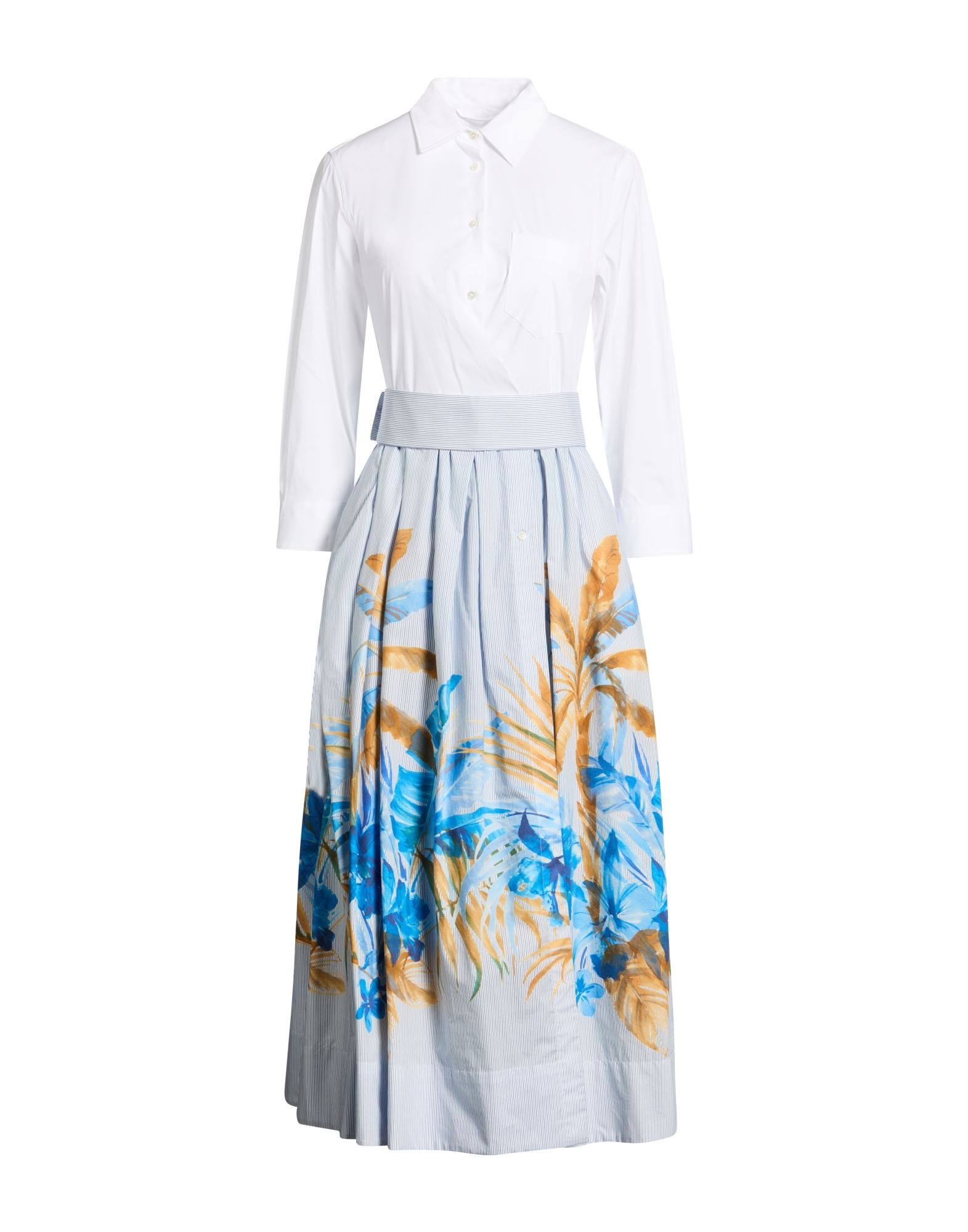 SARA ROKA Midi-kleid Damen Weiß von SARA ROKA