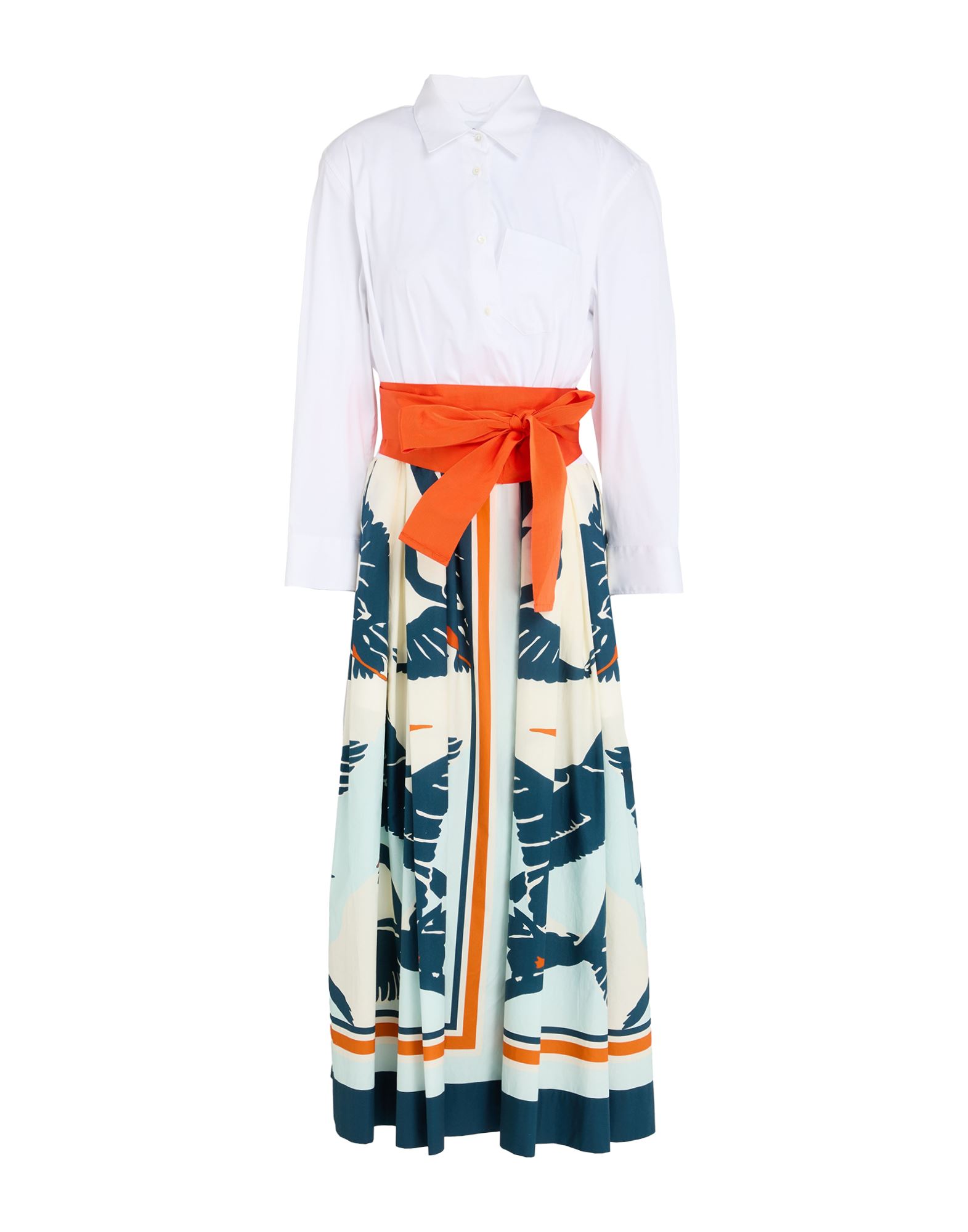 SARA ROKA Midi-kleid Damen Weiß von SARA ROKA