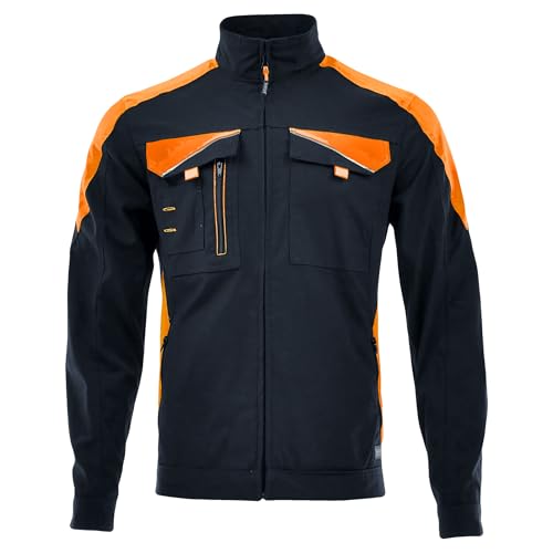 SARA Arbeitsjacke Herren - Arbeitskleidung Herren mit Stretch - Multifunktionale Bundjacke mit Reflektierenden Elementen - Arbeitsbundjacke für alle Jahreszeiten Gr.46-64 SARA Arbeitsjacke Herren - Arbeitskleidung Herren mit Stretch - Multifunktionale Bundjacke mit Reflektierenden Elementen - Arbeitsbundjacke für alle Jahreszeiten Gr.46-64 von SARA