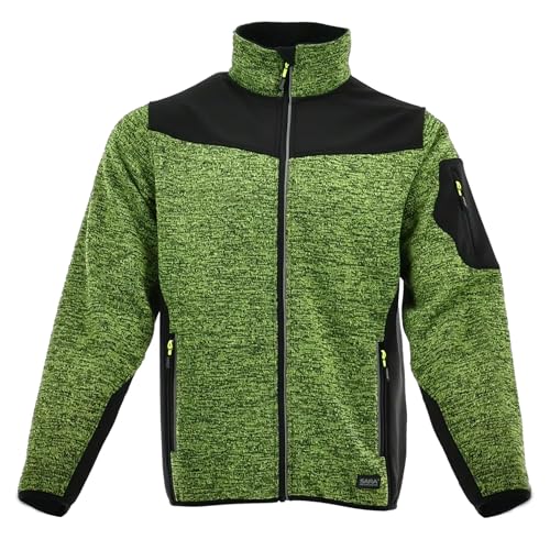 SARA Arbeitspullover Herren mit Reißverschluss - Arbeit Pullover Männer mit praktischen Taschen und Reflektierenden Streifen Gr. M-XXL von SARA