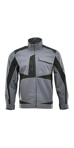 SARA WORKWEAR Arbeitsjacke Herren - Arbeitskleidung Herren mit Stretch-Einsätze - Multifunktionale Bundjacke mit 4 Taschen - Arbeitsbundjacke mit Reflektierenden Elementen Gr. 46-64 von SARA