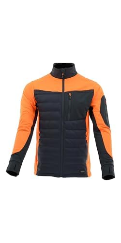 SARA WORKWEAR Arbeitsjacke Herren Herbst - Hybrid Jacke für Arbeit und Freizeit - Arbeitskleidung Herren mit Reflektierenden Elementen Gr. S-XXXL von SARA