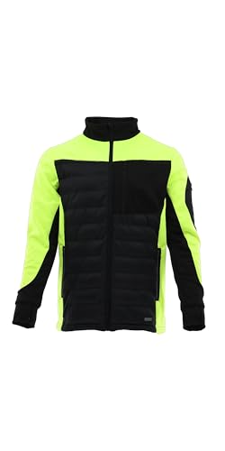SARA WORKWEAR Arbeitsjacke Herren Herbst - Hybrid Jacke für Arbeit und Freizeit - Arbeitskleidung Herren mit Reflektierenden Elementen Gr. S-XXXL von SARA