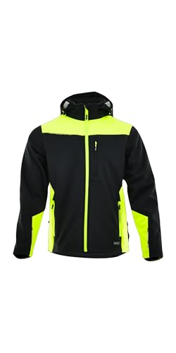 SARA WORKWEAR Arbeitsjacke Herren Softshell - Arbeits Softshelljacke Wasserdicht, Winddicht und Atmungsaktiv - Arbeitskleidung Herren aus Fluoreszierenden Materialien Gr.S-XXXL von SARA