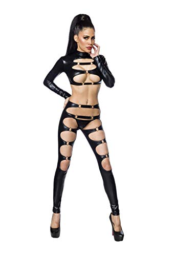 SARESIA Damen Outfit-Set im Wetlook M791 M von SARESIA