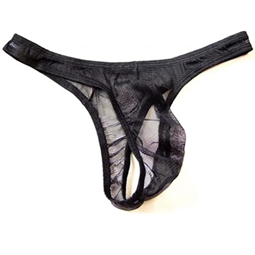 SARGE Heiße transparente Schwule Unterhose männliche Männer sexy Mesh-Zapfen Unterwäsche erotische Penis-Beutel-Zapfen G-Strings niedrige Taille von SARGE