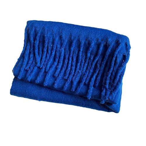 Fashion Imitation Wool Scarf, Women's Winter Warm Scarf, Fashion Chunky Oversized Scarves Wrap Shawl (dark blue,ONE SIZE) von SARUEL