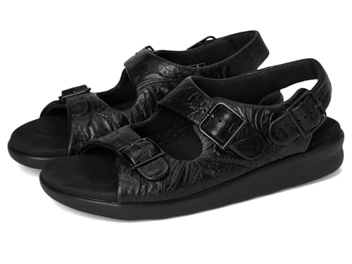 SAS Damen Relaxed Comfort Sandalen, Black Larse, 38.5 EU Weit SAS Damen Relaxed Comfort Sandalen, Black Larse, 38.5 EU Weit von SAS