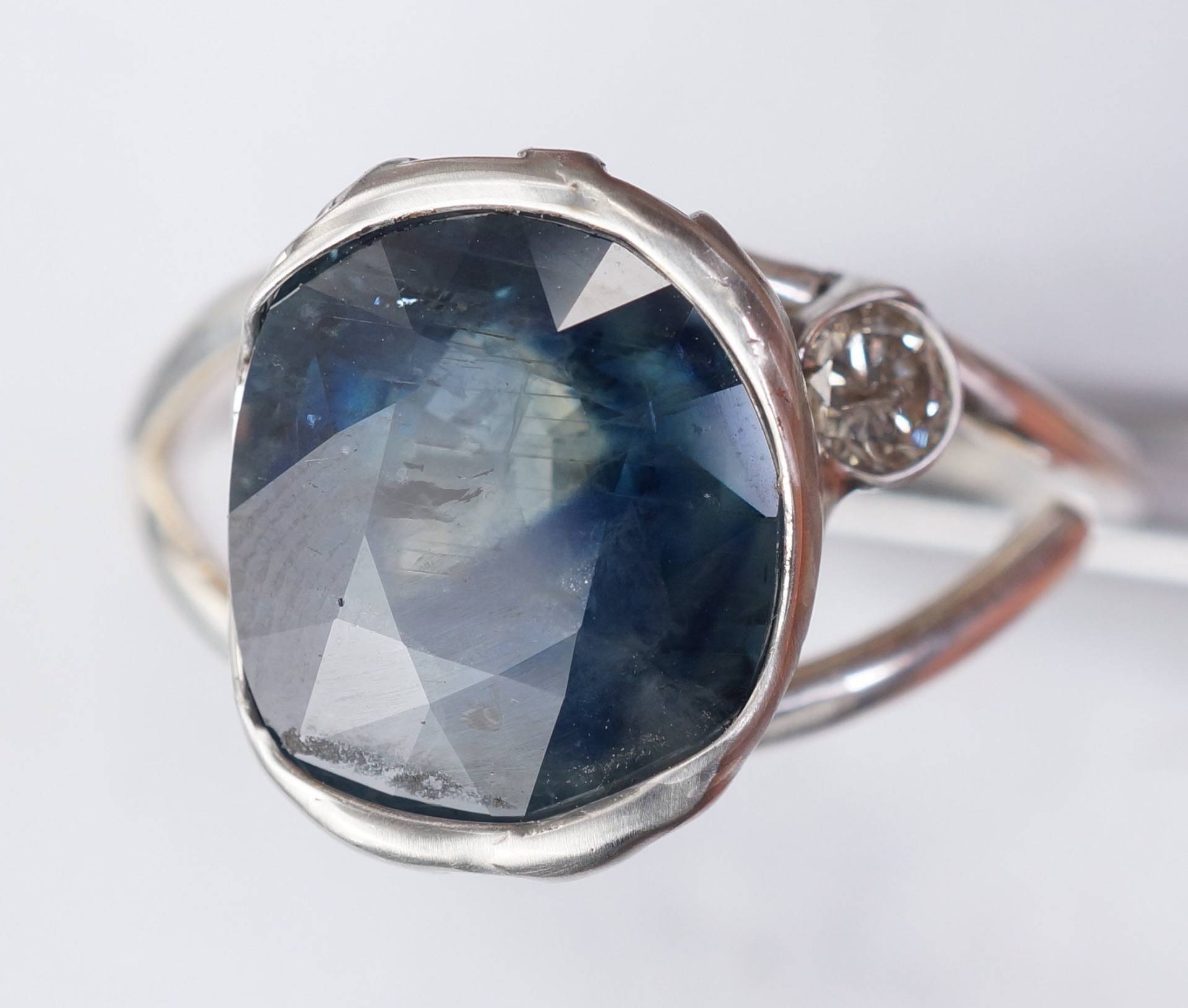 Saphir Diamant Ring von SAS21Shop