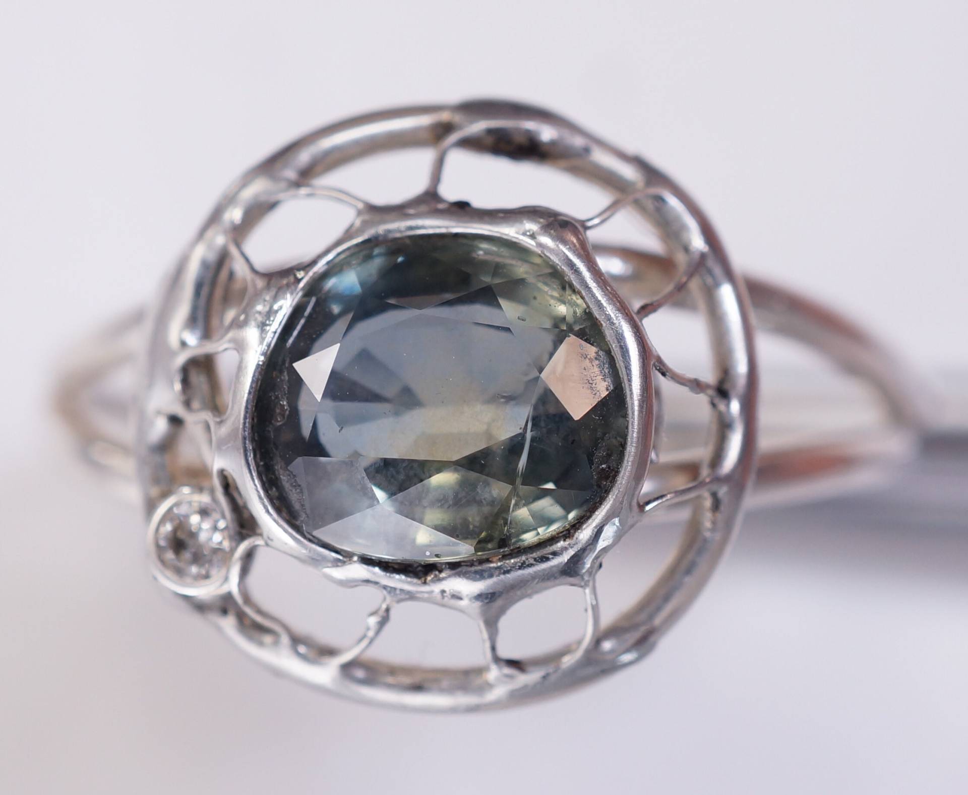Saphir Diamant Ring von SAS21Shop