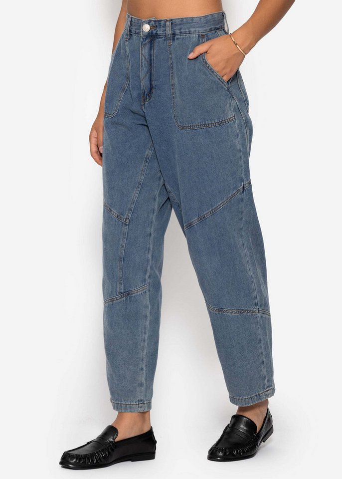 SASSYCLASSY 5-Pocket-Jeans Relaxed Fit Jeans für Damen von SASSYCLASSY