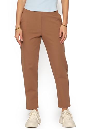 SASSYCLASSY- Chino Damen Hose mit Gummizug lang - Schwarz Beige Braun Weiß Hose XS S M L XL von SASSYCLASSY