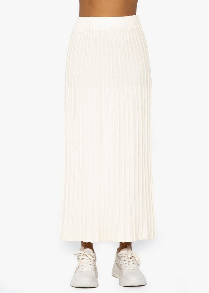 SASSYCLASSY Strickrock Plissierter Maxi Strick-Rock Plissierter Maxi Strick-Rock von SASSYCLASSY