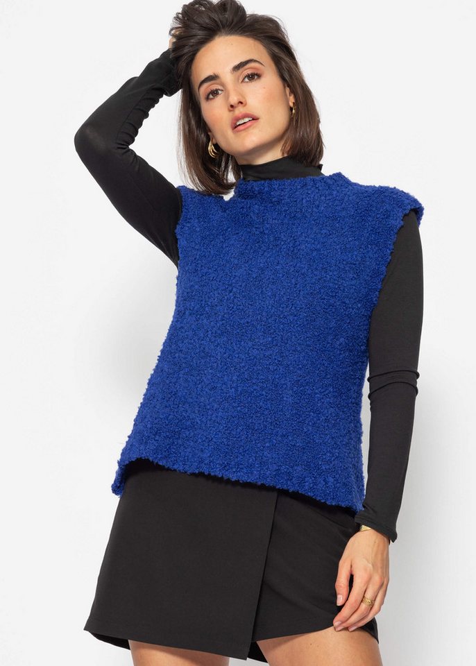SASSYCLASSY Pullunder Lockerer Pullunder aus weichem Grobstrick Material SASSYCLASSY Pullunder Lockerer Pullunder aus weichem Grobstrick Material von SASSYCLASSY