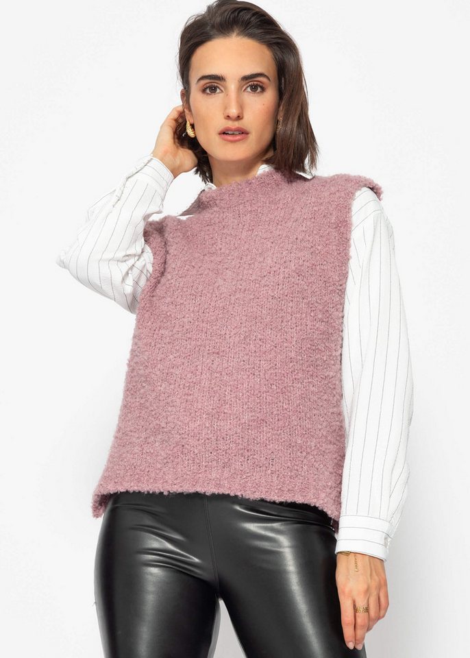 SASSYCLASSY Pullunder Lockerer Pullunder aus weichem Grobstrick Material SASSYCLASSY Pullunder Lockerer Pullunder aus weichem Grobstrick Material von SASSYCLASSY