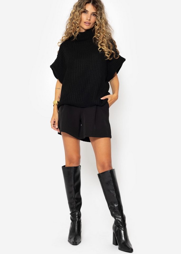 SASSYCLASSY Pullunder Oversize Pullunder Damen mit Turtleneck Elegant von SASSYCLASSY