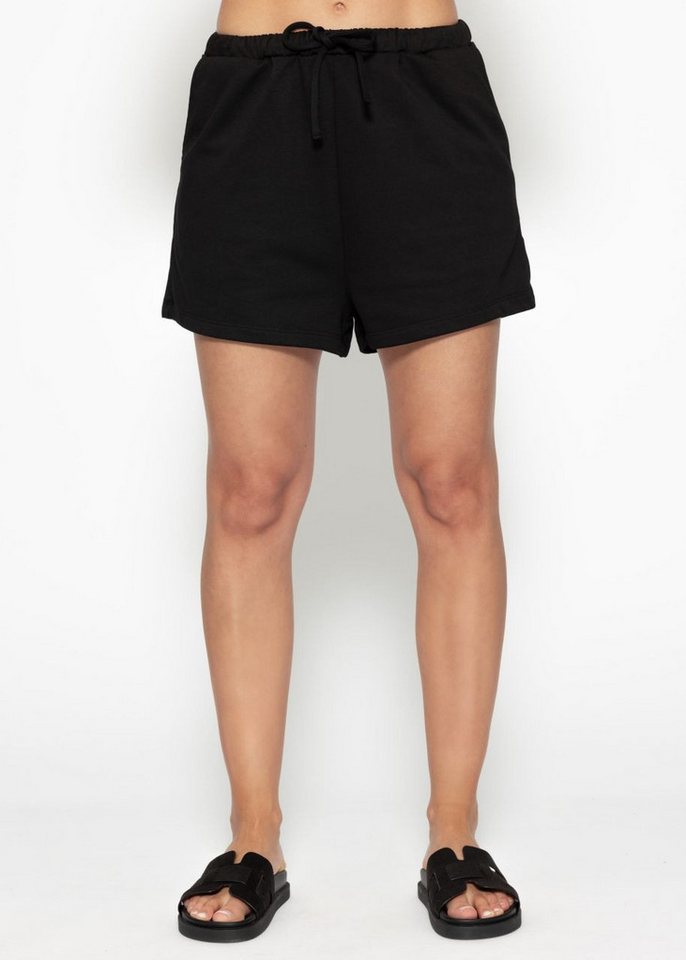 SASSYCLASSY Shorts Lässige Sweatshorts Damen casual Shorts mit elastischem Bund und Kordelzug buttergelb von SASSYCLASSY