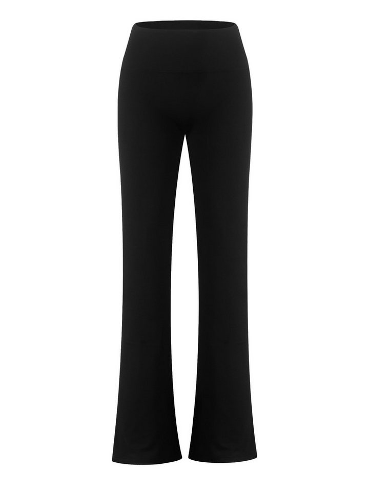 SASSYCLASSY Sporthose High Waist Flare Leggings Damen mit Taillenbund von SASSYCLASSY