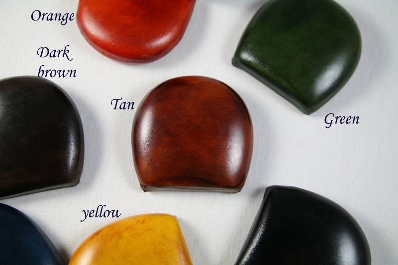 Handgefertigte Hufeisen-Geldbörse Aus Leder Lebendige Farben, Kuhfell von SATCHELZ