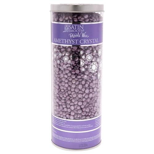 Satin Smooth Amethyst Crystal Dünnschicht-Flexwachs für Frauen, 652 g Wachs von SATIN SMOOTH