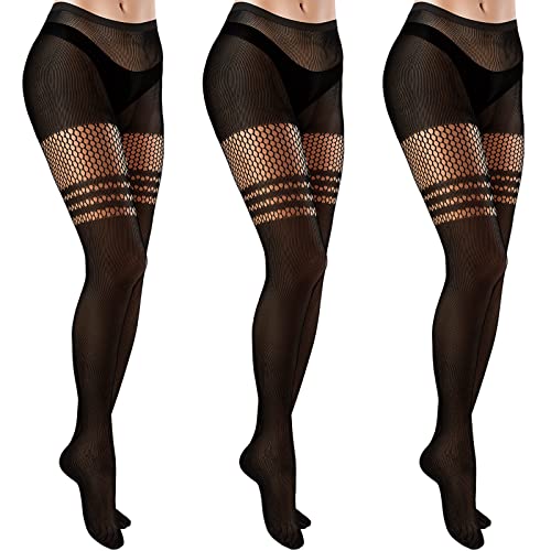 SATINIOR 3 Paar Netzstrümpfe Fischnetz Strumpfhosen für Frauen (Klassisch Stil) SATINIOR 3 Paar Netzstrümpfe Fischnetz Strumpfhosen für Frauen (Klassisch Stil) von SATINIOR