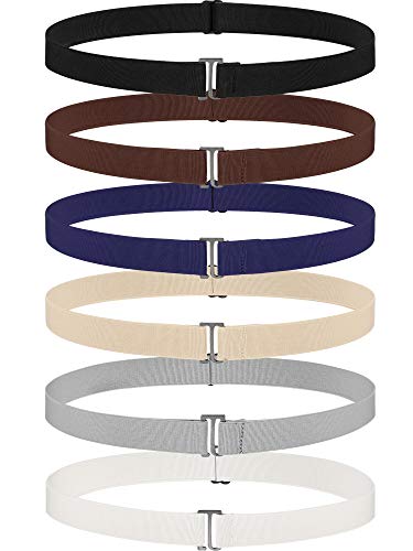 SATINIOR Unsichtbare Gürtel No Show Damen Stretchgürtel Verstellbare elastische Gürtel mit flacher Schnalle für Jeans Hosen Kleider SATINIOR Unsichtbare Gürtel No Show Damen Stretchgürtel Verstellbare elastische Gürtel mit flacher Schnalle für Jeans Hosen Kleider von SATINIOR