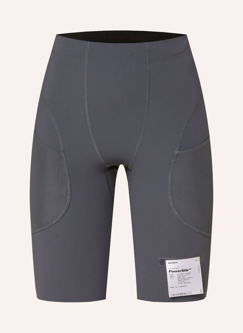 Satisfy Lauf-Tights Powersilk 9 grau von SATISFY