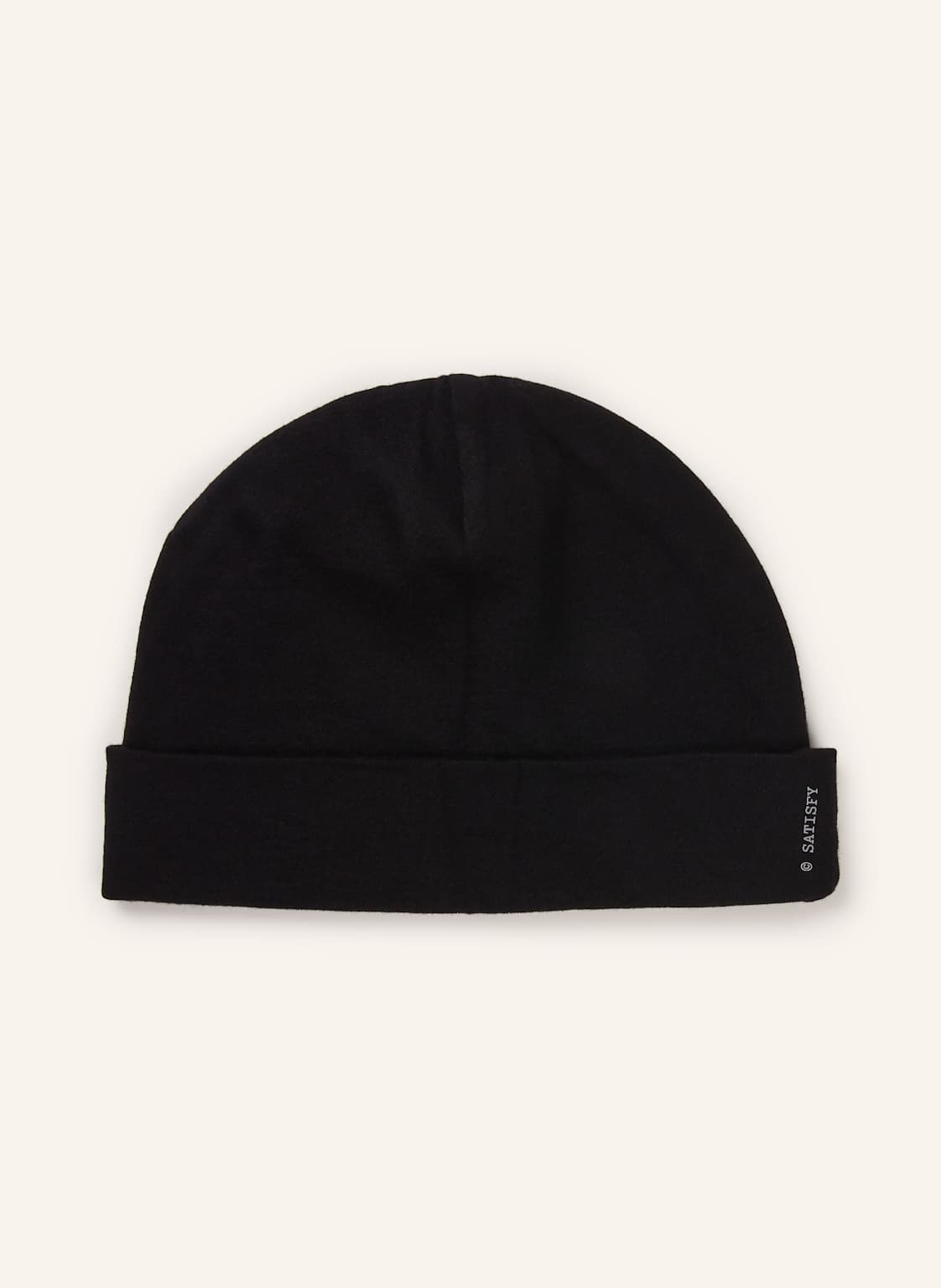 Satisfy Multifunktionsmütze Cloudmerino™ Aus Merinowolle schwarz von SATISFY