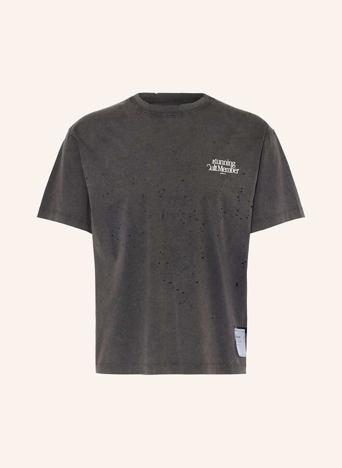 Satisfy T-Shirt schwarz von SATISFY