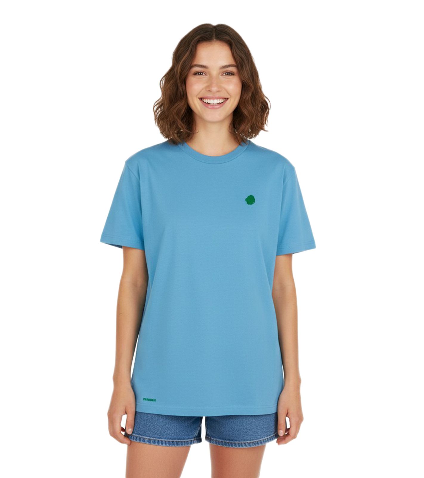 Satorisan Damen T-Shirts Oversize T-Shirt Blau von SATORISAN