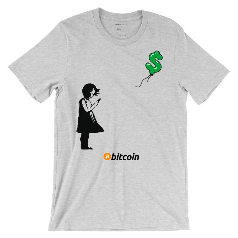 Bitcoin T-Shirt - Mädchen Mit Bitcoin, Kunst, Shirt, Geschenk, Satoshi Nakamoto von SATOSHIGRAPHICS