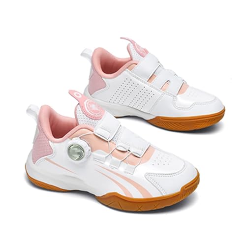 Fechtschuhe Professionelle Trainingsschuhe for Damen Und Herren Foliensportschuhe for Kinder Fechtwettkampfausrüstung Verschleißfeste Und rutschfeste Fechtschuhe (Dicke : Pink, Size : 35) von SATRJT