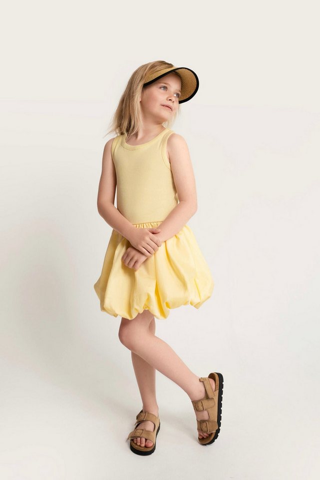 # SATURNDAY Sommerkleid Balloon-Kleid aus Baumwolle mit Tanktop-Oberteil in Gelb von # SATURNDAY