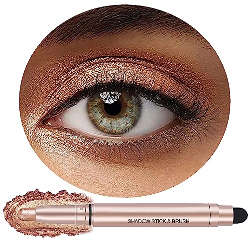 SAUBZEAN Make-up mit Lidschattenstift, Lidschatten in Creme, Highlighter, wasserdicht, hypoallergen, matt, langanhaltend, Grundierungspalette mit Glitzer, Eyelinerstift von SAUBZEAN
