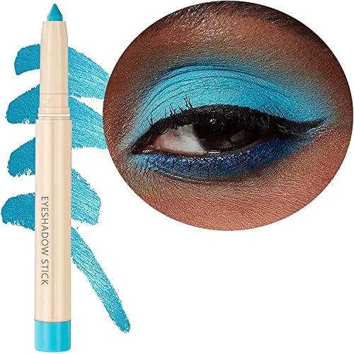 Saubzean Blauer Lidschattenstift, wasserfest, hypoallergen, langanhaltend, Highlighter, Lidschatten, matt, Ba Palette B-10, mattes Blau, 1 Stück Saubzean Blauer Lidschattenstift, wasserfest, hypoallergen, langanhaltend, Highlighter, Lidschatten, matt, Ba Palette B-10, mattes Blau, 1 Stück von SAUBZEAN